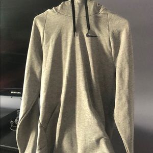 gray nike hoodie